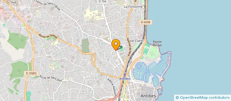 localisation de l'entreprise MOUMINE CONSULTING à ANTIBES