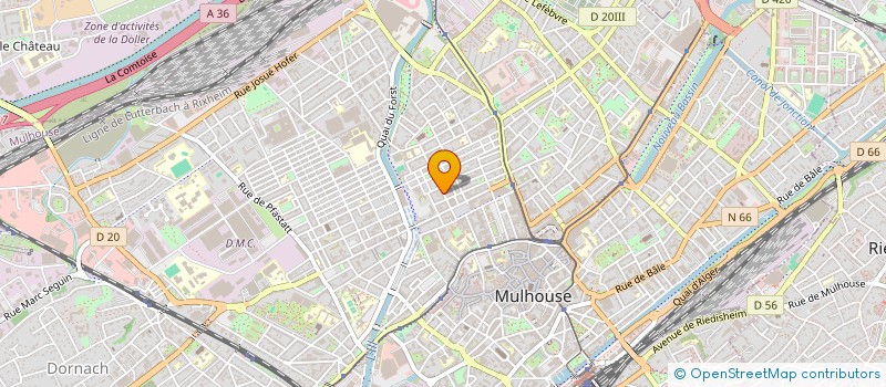 localisation de l'entreprise MOUMIT  MULHOUSE