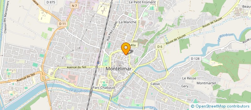 localisation de l'entreprise MOUMOU  MONTELIMAR