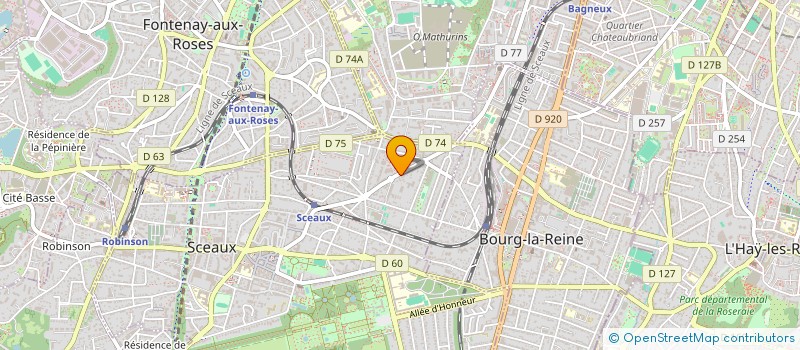 localisation de l'entreprise MOUN  SCEAUX