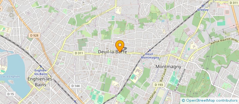 localisation de l'entreprise MOUN I MUST SCI  DEUIL-LA-BARRE