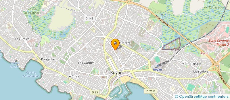 localisation de l'entreprise MOUN OUEST ORGA  ROYAN