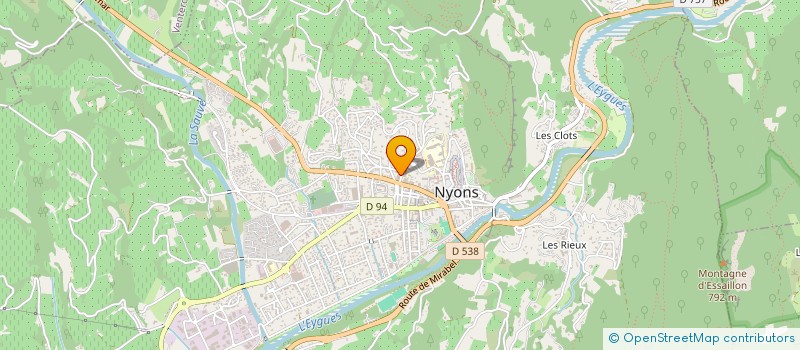 localisation de l'entreprise MOUN OUSTAOU MAISON DE RETRAITE à NYONS
