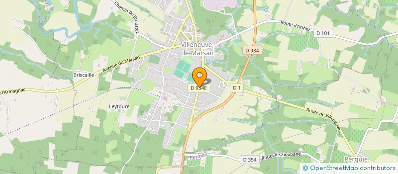 localisation de l'entreprise MOUN PEINTURES  VILLENEUVE-DE-MARSAN