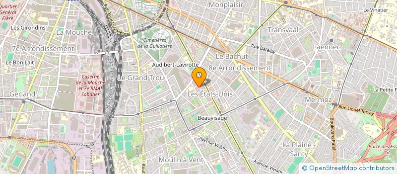 localisation de l'entreprise MOUN-TRANS  LYON