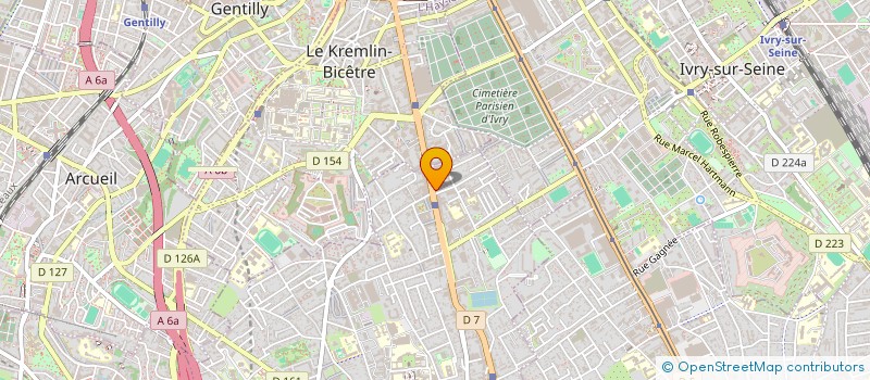 localisation de l'entreprise MOUNA  VILLEJUIF