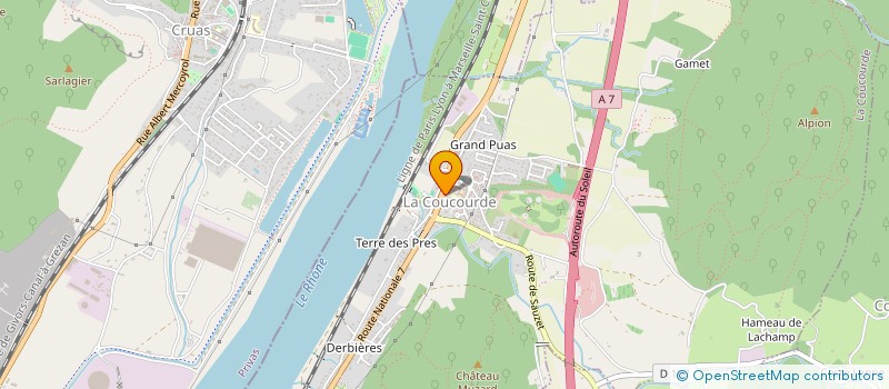 localisation de l'entreprise MOUNA  LA COUCOURDE