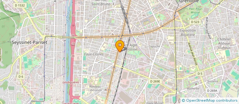 localisation de l'entreprise MOUNA MULTISERVICES SAS  GRENOBLE