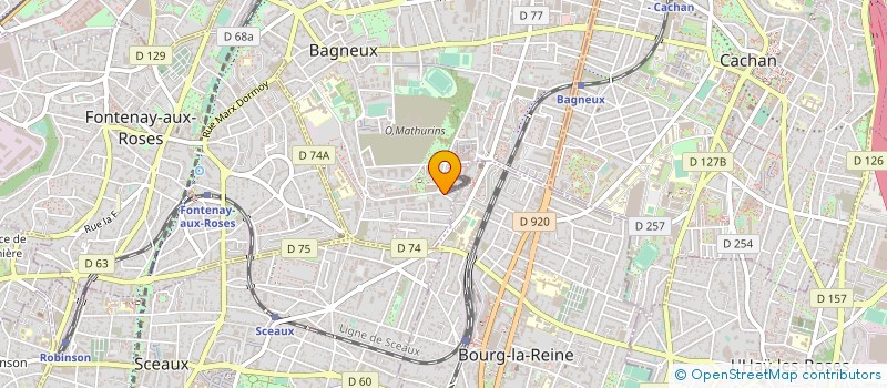localisation de l'entreprise MOUNA RISE  BAGNEUX