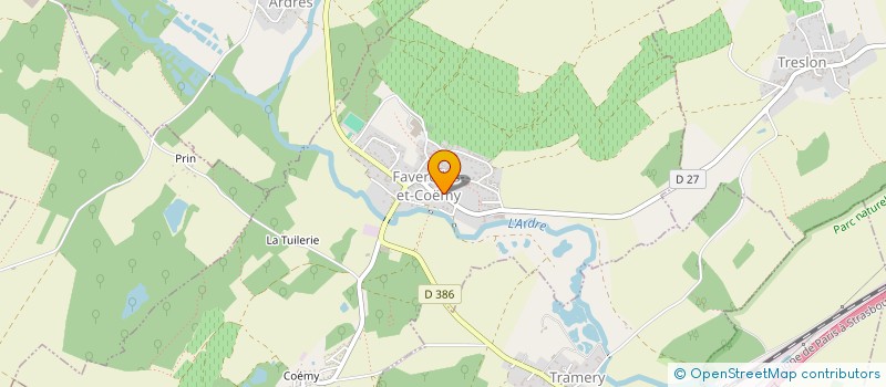 localisation de l'entreprise MOUNDEEP PRO  COURLANDON