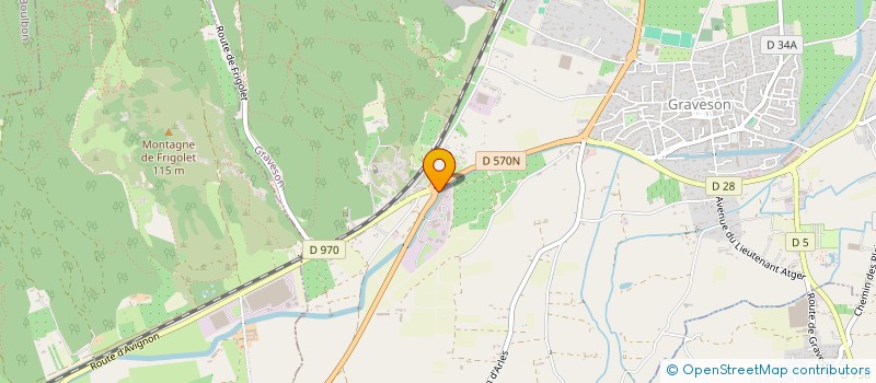 localisation de l'entreprise MOUNE  GRAVESON