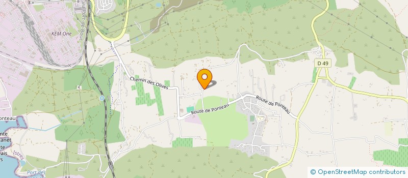 localisation de l'entreprise MOUNETTE PRO PECHE à MARTIGUES