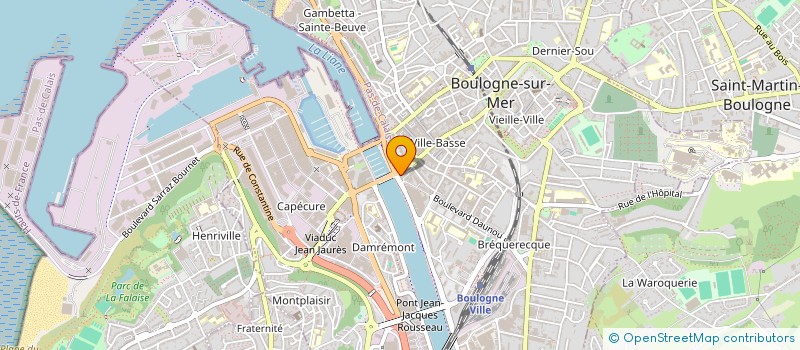 localisation de l'entreprise MOUNEY  BOULOGNE-SUR-MER