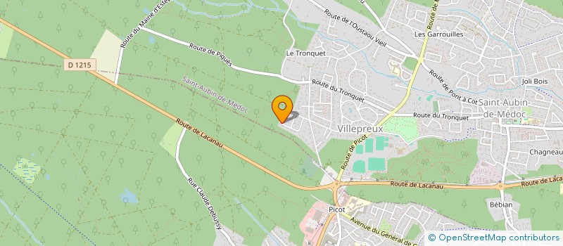 localisation de l'entreprise MOUNIC  SAINT-AUBIN-DE-MEDOC