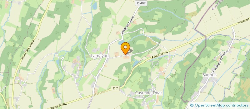 localisation de l'entreprise MOUNICOU à LAMAYOU
