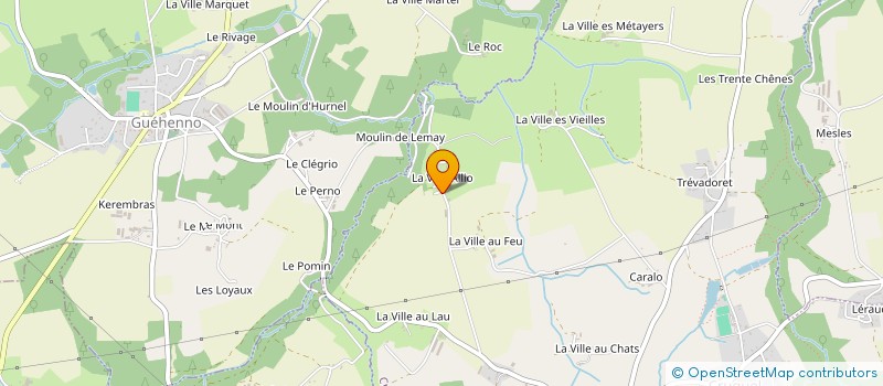 localisation de l'entreprise MOUNIER COUVERTURE  CRUGUEL