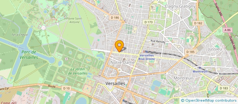 localisation de l'entreprise MOUNIER-VARALDI à VERSAILLES