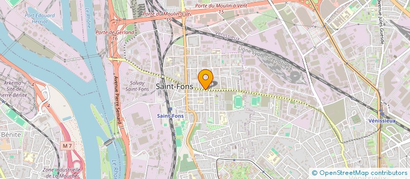 localisation de l'entreprise MOUNIER VEHICULES IMPORT MVI à SAINT-FONS
