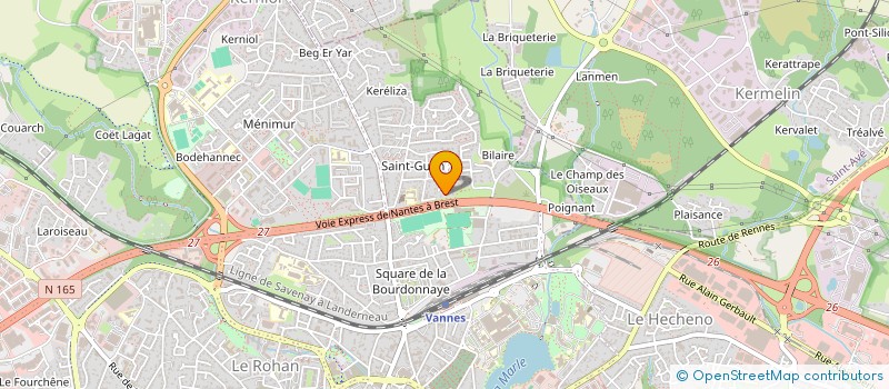 localisation de l'entreprise MOUNIR III à VANNES