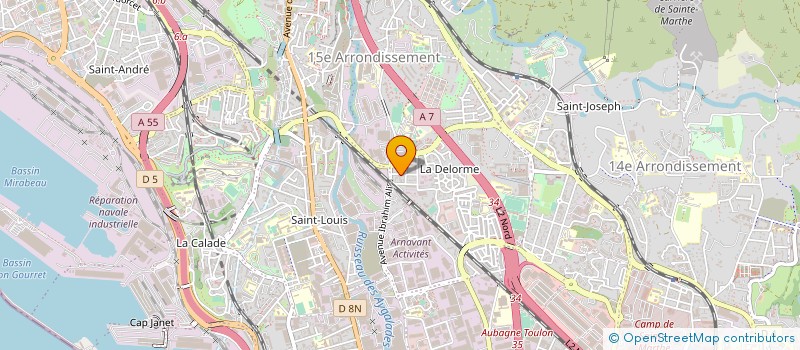 localisation de l'entreprise MOUNIR TP à MARSEILLE