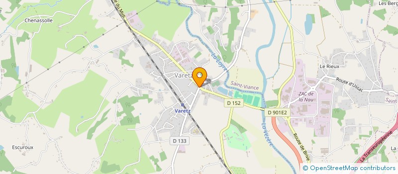 localisation de l'entreprise MOUNS  VARETZ