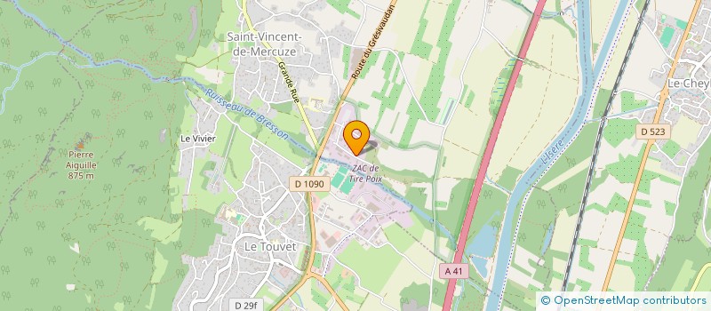 localisation de l'entreprise MOUNT KAALA  SAINT-VINCENT-DE-MERCUZE