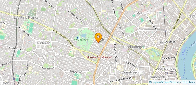 localisation de l'entreprise MOUNTAGNES PYRENEES  BORDEAUX