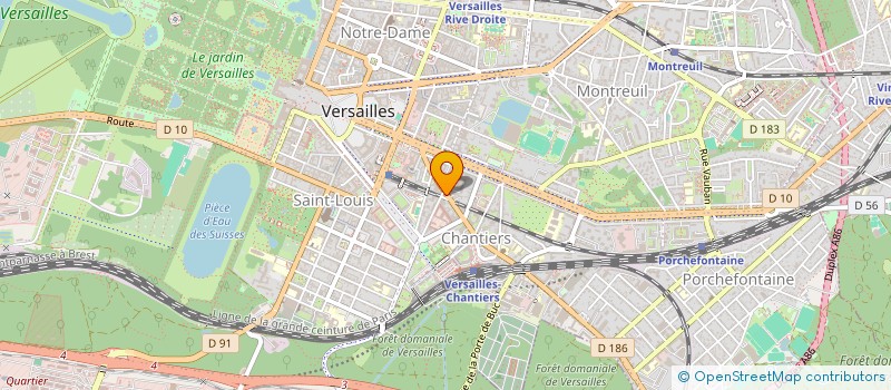 localisation de l'entreprise MOUNTAIN BIKER à VERSAILLES