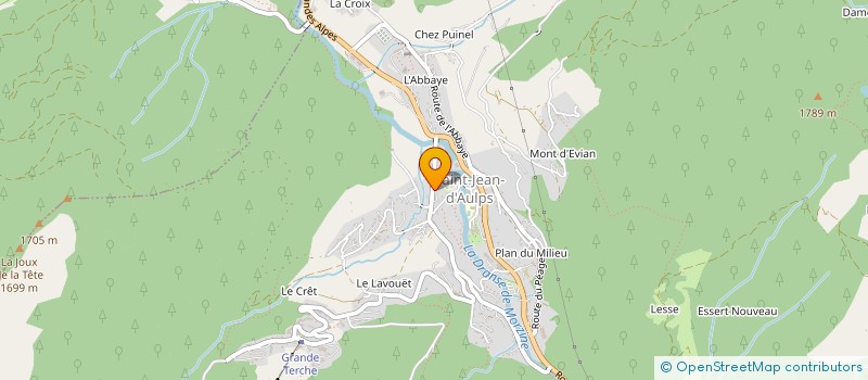 localisation de l'entreprise MOUNTAIN BUS COMPANY à SAINT-JEAN-D'AULPS