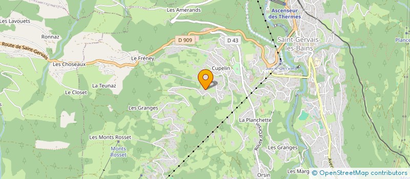 localisation de l'entreprise MOUNTAIN CITRIC  SAINT-GERVAIS-LES-BAINS