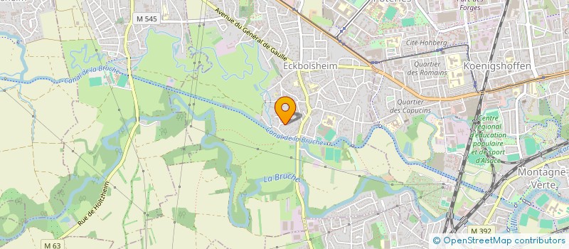 localisation de l'entreprise MOUNTAIN LODGE 67  ECKBOLSHEIM