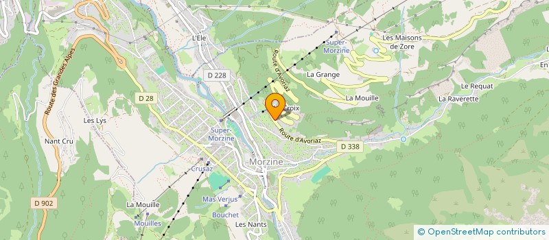 localisation de l'entreprise MOUNTAIN LODGE COMPANY FRANCE  MORZINE