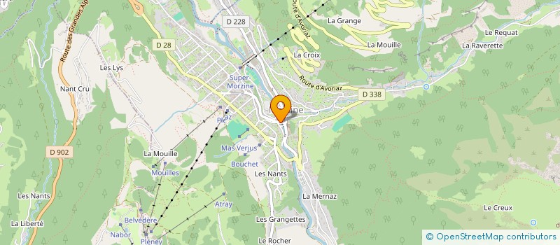 localisation de l'entreprise MOUNTAIN PUBS à MORZINE