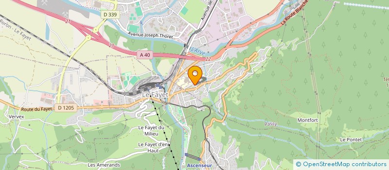 localisation de l'entreprise MOUNTAIN SPAS à PASSY