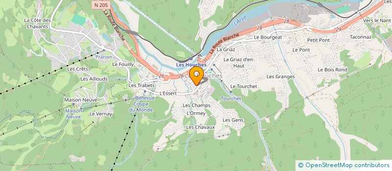 localisation de l'entreprise MOUNTAIN SPIRIT à LES HOUCHES