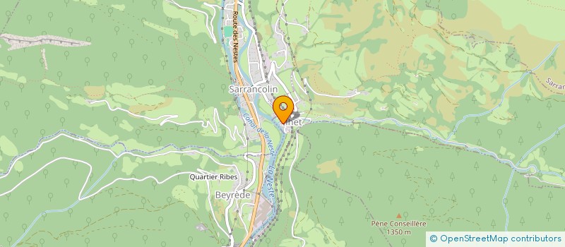 localisation de l'entreprise MOUNTAINS CONCIERGERIE  ILHET