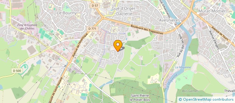 localisation de l'entreprise MOUNY TRANSPORTS  LAVAL