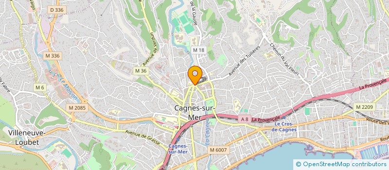 localisation de l'entreprise MOURAVEI à CAGNES-SUR-MER