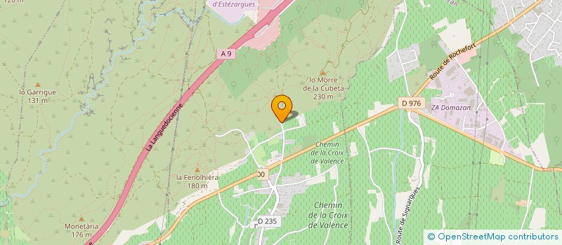 localisation de l'entreprise MOURE DE LA COUDETTE  ESTEZARGUES