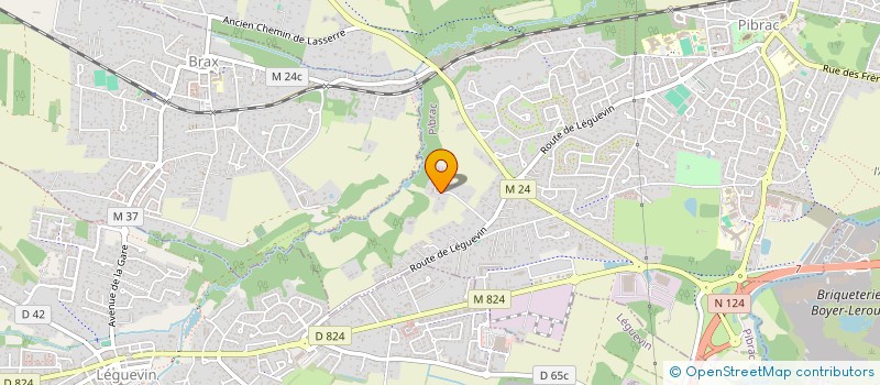 localisation de l'entreprise MOUREAC  PIBRAC