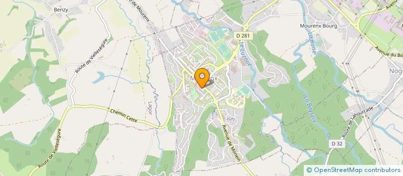 localisation de l'entreprise MOURENX EVASION à MOURENX