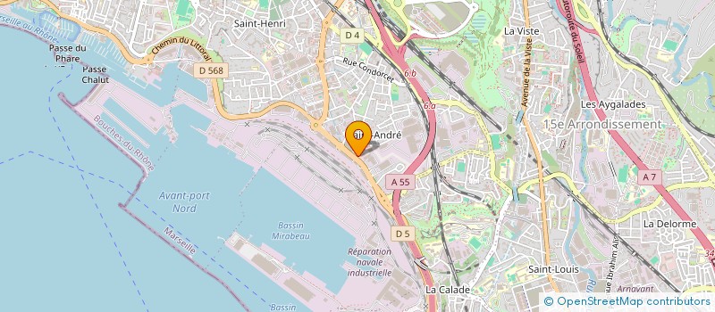 localisation de l'entreprise MOUREPIANE à MARSEILLE