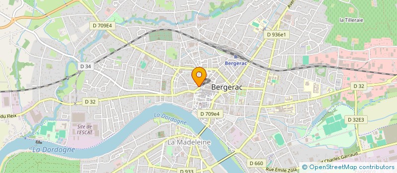localisation de l'entreprise MOURET à BERGERAC