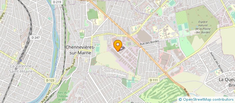 localisation de l'entreprise MOURGEON MKTOOL à CHENNEVIERES-SUR-MARNE