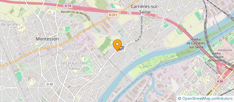 localisation de l'entreprise MOURIAU-SALERNO à CARRIERES-SUR-SEINE