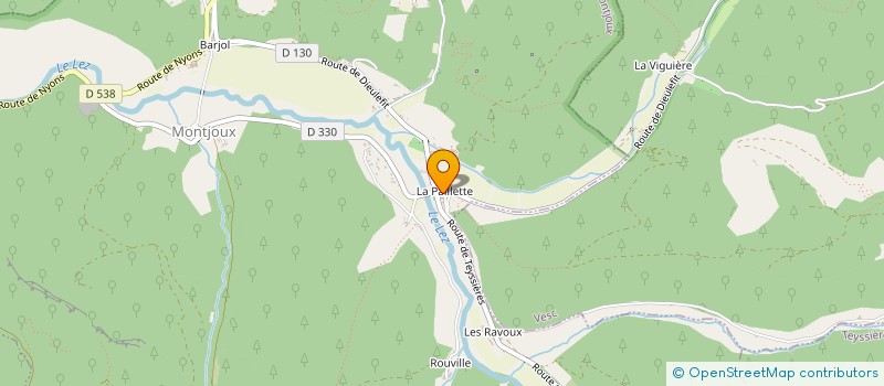 localisation de l'entreprise MOURIER  MONTJOUX