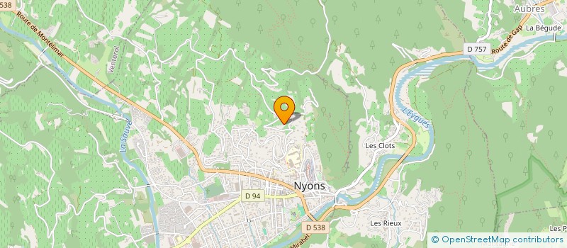 localisation de l'entreprise MOURIER SCI  NYONS
