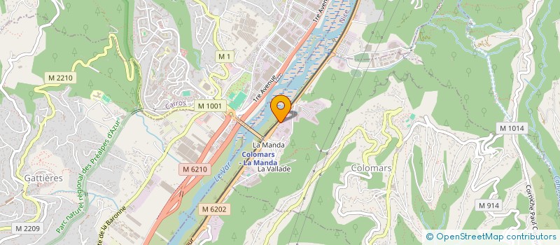 localisation de l'entreprise MOURIEZ AUTOS  CASTAGNIERS