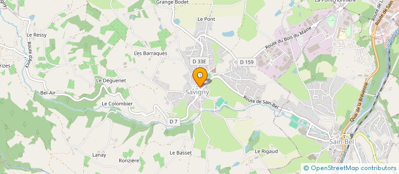 localisation de l'entreprise MOURIN ELECTRICITE SERVICES à SAVIGNY