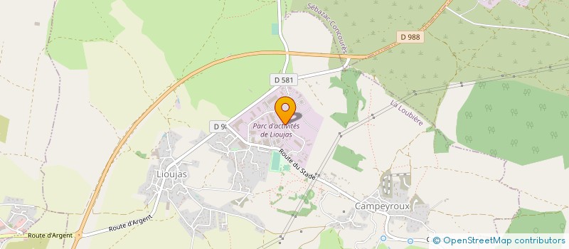 localisation de l'entreprise MOURLHON ETABLISSEMENTS  LA LOUBIERE